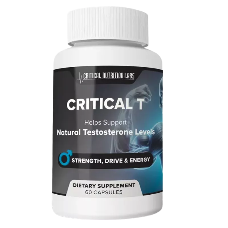 Critical T™ – Natural Testosterone Support for Vitality & Drive